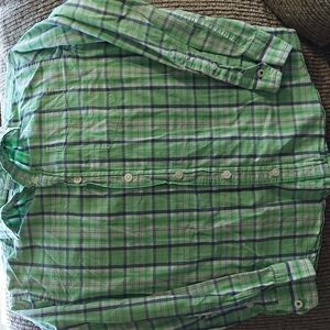 Plaid button down shirt medium  8/10